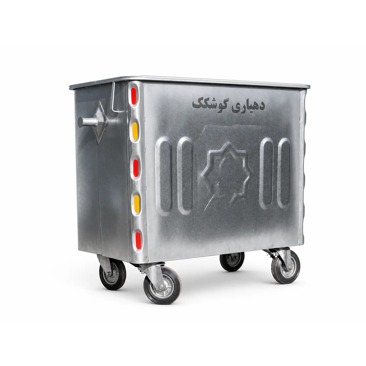 مخزن زباله 770 لیتری گالوانیزه